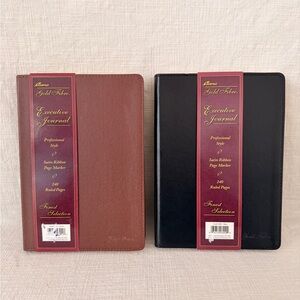 Ampad Gold Fibre Executive Journal Set - Brown and Black